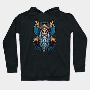 Odin Norse God, Allfather King of Gods Hoodie